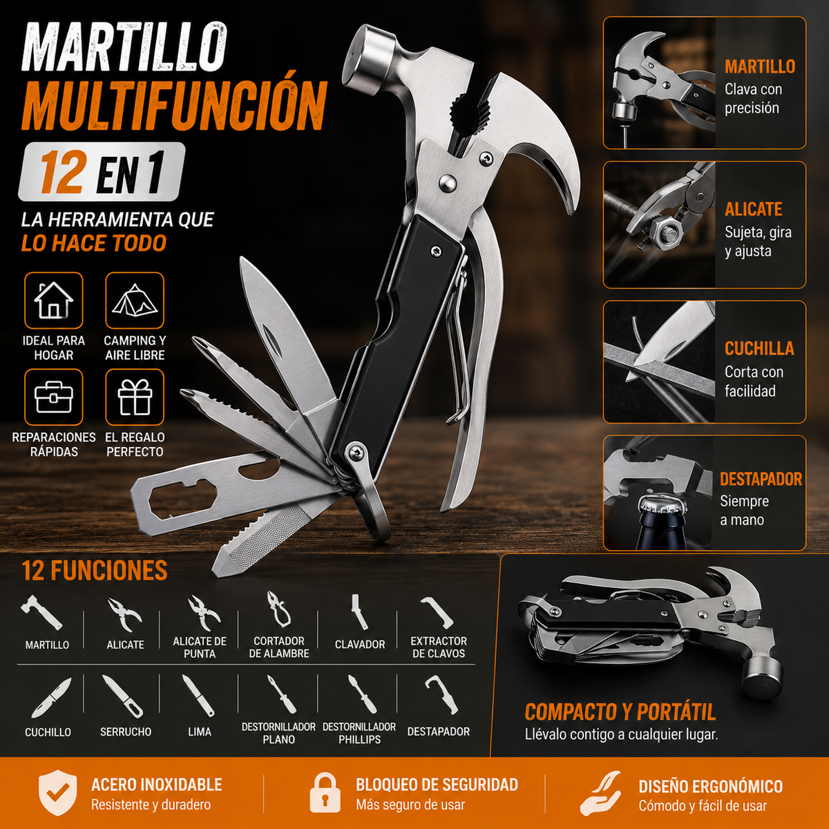 MARTILLO TITANPRÓ™  - La multiherramienta que siempre necesitas