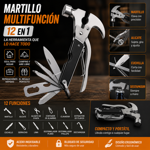 MARTILLO TITANPRÓ™  - La multiherramienta que siempre necesitas